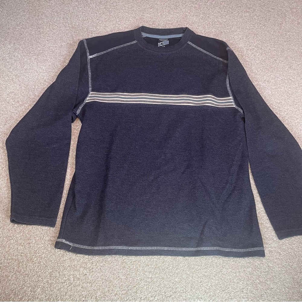 Vintage Ferruche Originals Navy Blue Long Sleeve Sweater Adult Large
